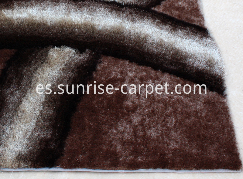 Polyester Shaggy Rug Gradational Color